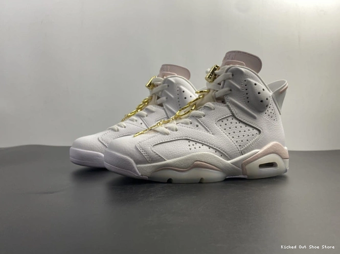 Kicked Out Shoe Store Retro 6 Air Jordan Hoops DH9696-100 (W) Gold 0724
